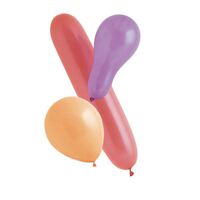 100 x Party Balloons - Assorted Shapes & Colours- alt image 0