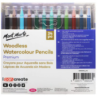 Mont Marte Woodless Watercolour Pencils 24pc- alt image 0