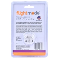 Flightmode Outbound AU/NZ to USA/CANADA Travel Adaptor with USB Type C & A- alt image 0