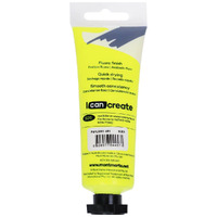 Mont Marte Premium Fluoro Acrylic Paint Tube 50ml - Yellow- alt image 0