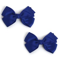 Blue Hair Clip Bow - 2 Pack- alt image 0