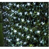 Festive Magic Solar Powered 150 LED Net Lights Cool White- alt image 0