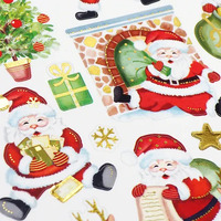 Christmas Stickers - Santa - 1 Sheet- alt image 0