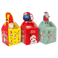 Christmas 3D Top Gift Boxes Assorted - 3 Pack- alt image 0