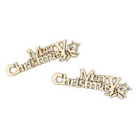 Wooden Mini Merry Christmas 6 Pack- alt image 0