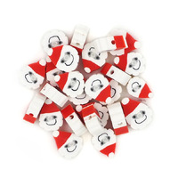 Fimo Beads - Santa Heads 25 Pack- alt image 0