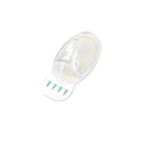 Removable Hooks Oval Clear Plastic 53mm x 33mm 3pk- alt image 1