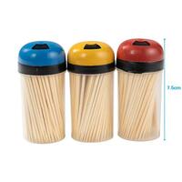 Bamboo Toothpicks 3 Dispensers- alt image 1