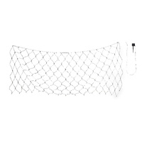 Festive Magic Solar Powered 150 LED Net Lights Cool White- alt image 1