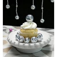 Cake Topper Disco Balls 5 Pack- alt image 2