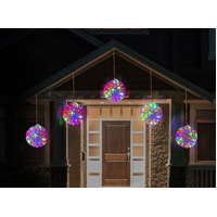 LED Colour Changing Petal Balls 10cm 5 Pack- alt image 2