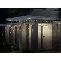 300 LED Icicles Flashing Lights Multi Colour- alt image 3