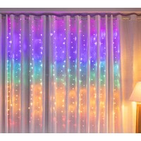 288 LED Connectable Rainbow  Curtain Lights- alt image 3