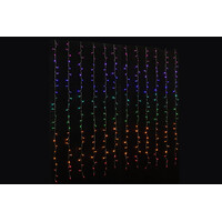 288 LED Connectable Rainbow  Curtain Lights- alt image 4