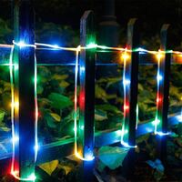 Solar 100 LED Rope Light Multi Colour 10 Metre- alt image 4