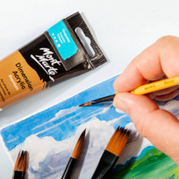 Mont Marte Gallery Series Paint Brush Set - Acrylic 4pc- alt image 5