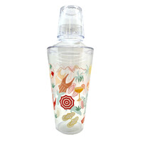 Poolside Summer Reusable Plastic Cocktail Shaker 473ml- main image