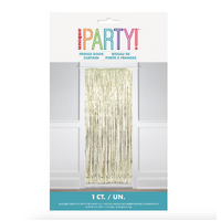 Fringe Door Curtain - Gold- main image