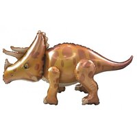 Standing Airz Foil Balloon Triceratops Shape- main image