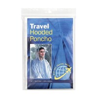 Poncho Hooded Adult 132x203cm Clear 1320x2030mm- main image