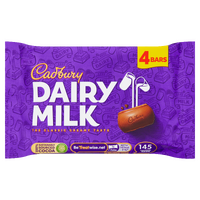 Cadbury Dairy Milk Chocolate 4 Pack Multipack 108.8g- main image