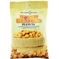 The Happy Nut Co Honey Roasted Peanuts 175g- main image