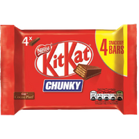 Kit Kat Chunky Milk Chocolate Bar Multipack 4 x 32g- main image