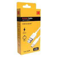 1m Kodak USB A-C Charging Cable (USB-A to USB-C)- main image