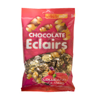 Lolliland Chocolate Eclairs 140g Bag- main image