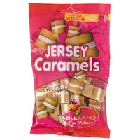 Lolliland Jersey Caramels 135g Bag- main image