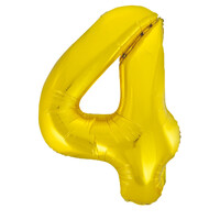 Gold 4 Number Foil Balloon 86cm- main image