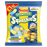 Swizzels Minions Drumstick Squashies Banana & Blueberry 120g- main image