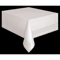 White Paper Poly Tablecover Rectangle 1.37m x 2.74m- main image