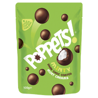 Poppets Dark Choc Mint Creams 100g- main image