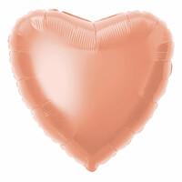 45cm Rose Gold Heart Foil Balloon- main image