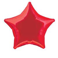 50cm Red Star Foil Balloon- main image