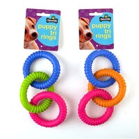 Dog Toy Puppy Tri Rings - Randomly Selected- main image