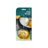 Stainless Steel 7.5cm Egg Rings 2 Pack- main image