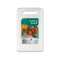 Chopping Board Plastic White 25x15x0.5cm- main image