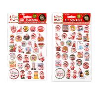 Christmas Elves Behaving Badly 3D Puffy Stickers 30pc- main image