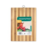 Striped Bamboo Chopping Board 30cm x 20cm x 1.75cm- main image