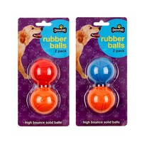 Dog Toy Solid Rubber Balls 2 Pack- main image