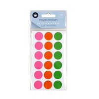 Round Coloured Labels Multi Purpose 19mm 360 Pack- main image