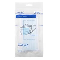 BluSky 3 Ply Disposable Protective Face Masks 20 Pack- main image
