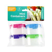 Mini Dressing Containers 65ml - 4 Pack- main image