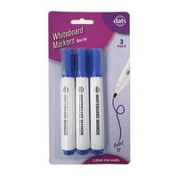 Whiteboard Markers Blue Ink - 3 Pack- main image