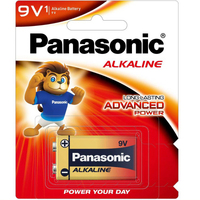 Panasonic 9V Alkaline Battery- main image