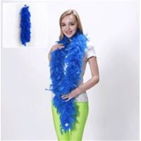 Supporter Feather Boa - Blue- main image