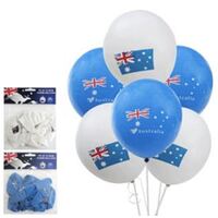 Australiana Printed Balloons 30cm 8 Pack- main image