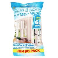 Glass & Mirror Surface Wipes 60 Pack- main image